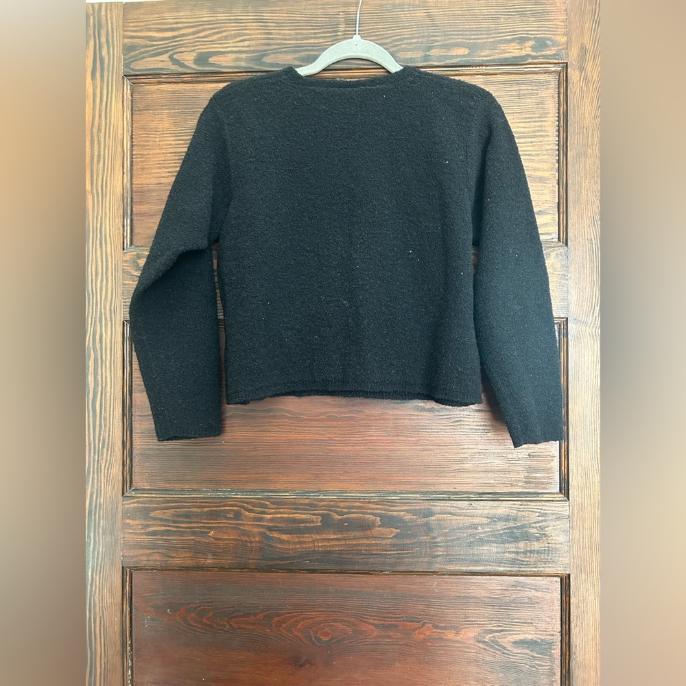 Eileen Fisher Cropped Crew Neck Top